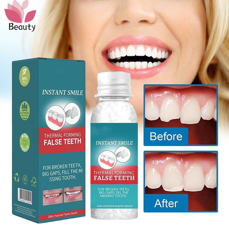 Kit de reparación temporal de dientes, pegamento sólido para dentadura FalseTeeth, herramienta de belleza para blanqueamiento dental, 30ML