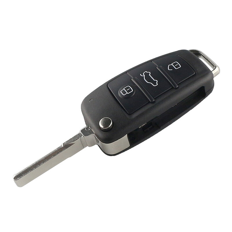 YIQIXIN-قذيفة مفتاح السيارة عن بعد ، 3 زر ، قابلة للطي ، استبدال علبة فوب ، أودي A2 ، A3 ، A4 ، A6 ، A6L ، A8 ، Q7 ، TT