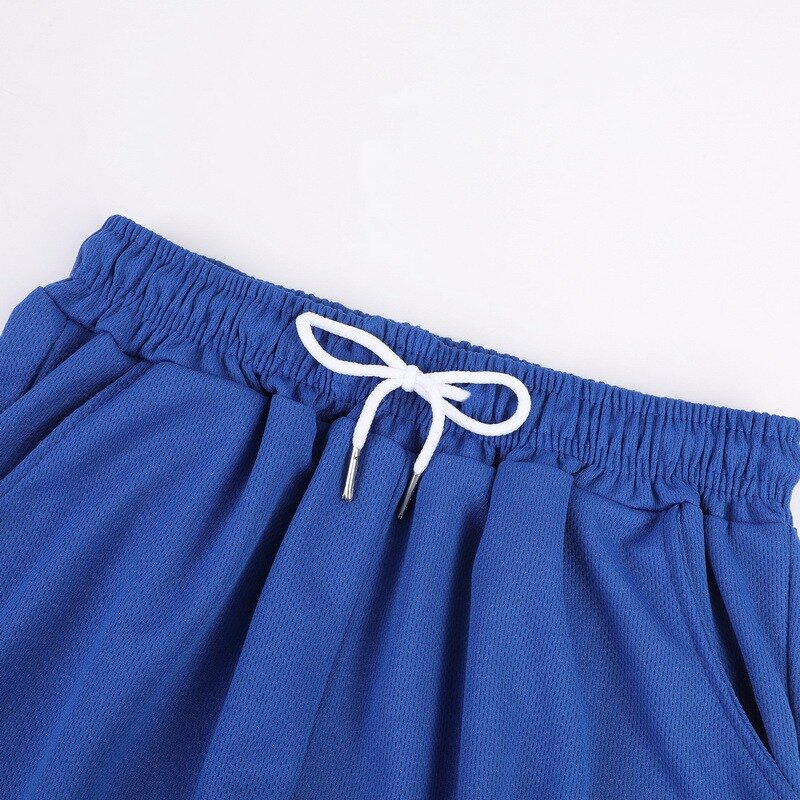 Pantalones cortos informales para hombre, Shorts de secado rápido con cordón, para correr, Fitness, playa, Verano