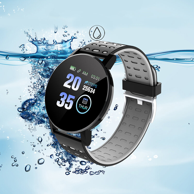 Reloj inteligente deportivo para niños, pulsera Digital Led, resistente al agua, con Monitor de ritmo cardíaco, rastreador de Fitness, relógio infantil
