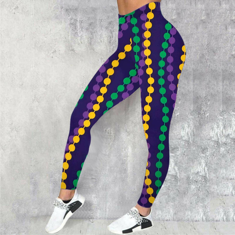 Pantaloni da Yoga sportivi Casual da donna Leggings colorati stampati alla moda vestono pantaloni da Yoga per l'ufficio