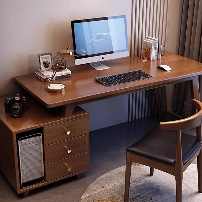 Portable Standing Computer Desk com gaveta auxiliar, Student Reading Desk, Office Furniture