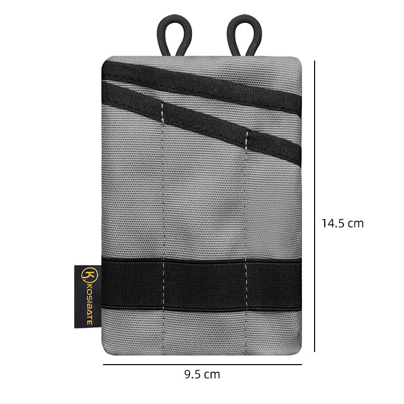 Pochette tactique EDC Molle, Mini portefeuille pour cartes, porte-clés, ceinture, sac de taille, Camping randonnée, porte-monnaie