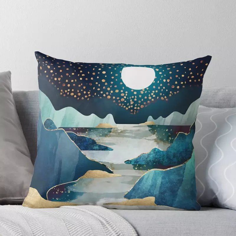 Moon Glow Throw Pillow ornamental pillows Pillowcases Pillow Cases Decorative