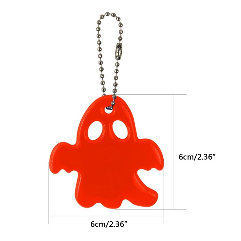 Reflectors Keychain for Strollers Ghost Style Reflective Pendant for Kids Adults