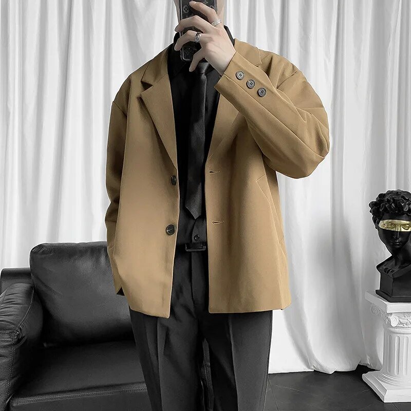 Terno de meia manga magro personalizado, roupa de cor sólida masculina, tendência do verão, 7856 T