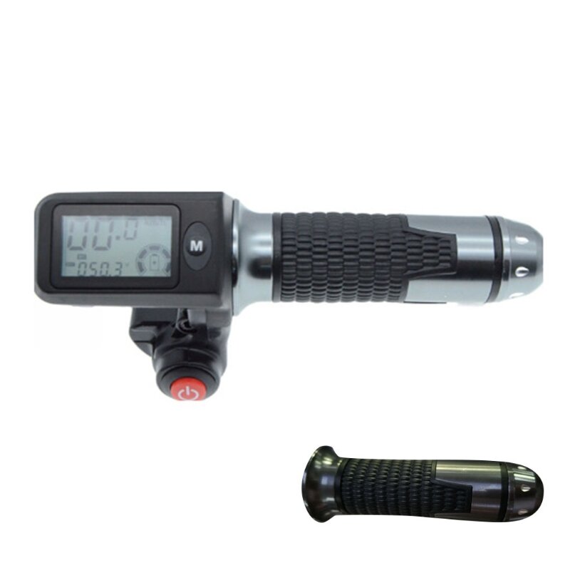 36V/48V/60V Throttle  Lock with Speedometer/Odometer for Electric Bicycle/e-bike/electric Scooter Throttle
