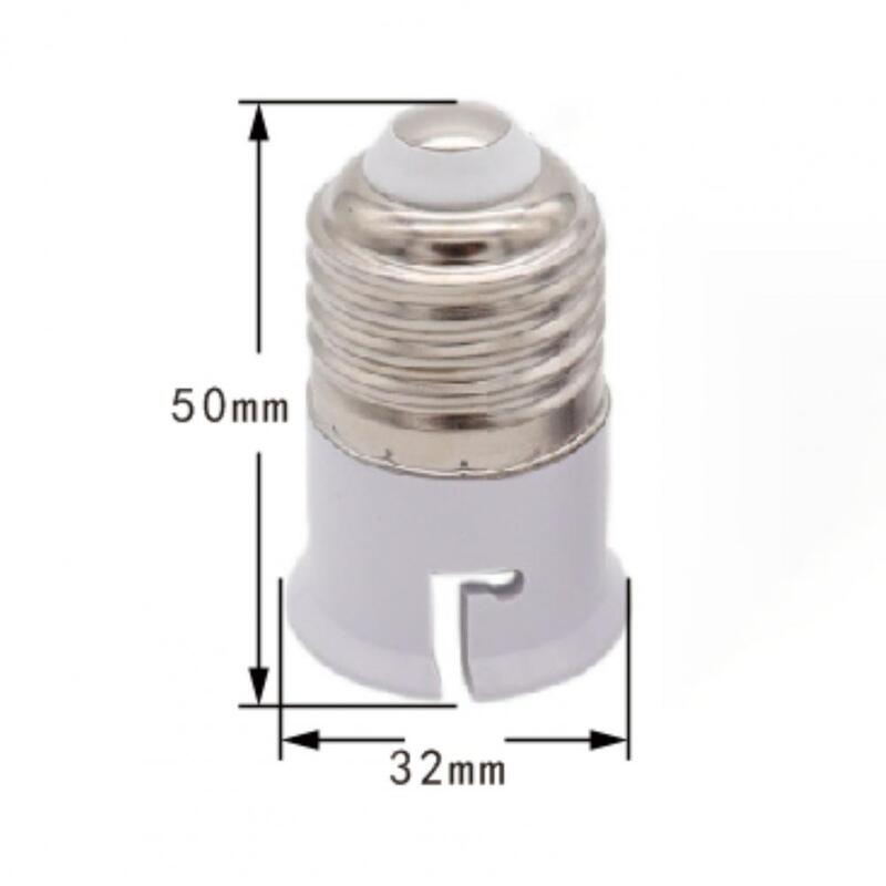 Practical Light Bulb Adapter Copper Light Bulb Converter Portable Easy to Use E27 to B22 Light Bulb Converter