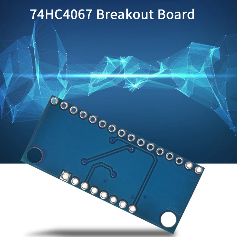 10 buah 16CH analog Multiplexer modul 74HC4067 Module modul tepat Digital Multiplexer MUX Breakout Board
