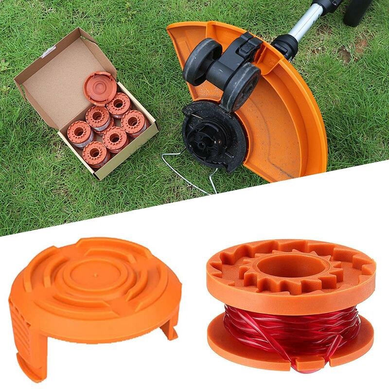 Trimmer Spool Line for Worx Replacement Grass Trimmer Line Spool Set For Worx Weed Eater 10FT/ 3.1M Weed Eater Edger Line String
