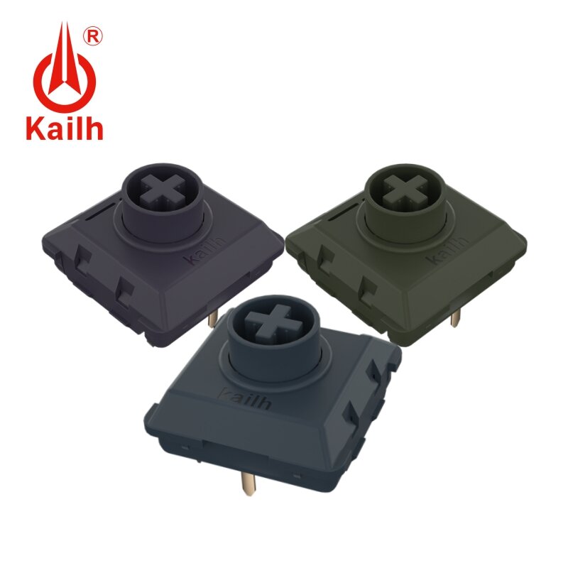 Kailh-Interruptor de Teclado mecánico de 1/3/5 piezas, serie Full POM Shadow, personalizado, de bajo perfil, intercambio suave en caliente
