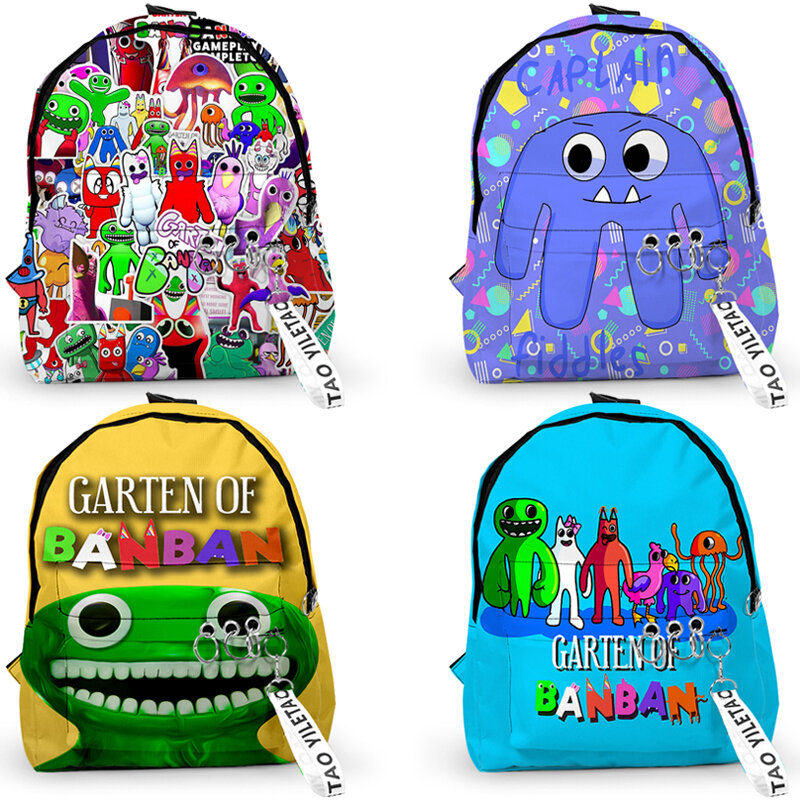 Cosplay Game Garten of Banban Backpack Child Primary Middle School Students Schoolbag Boys Girls Cartoon Backpacks Notebook Bag