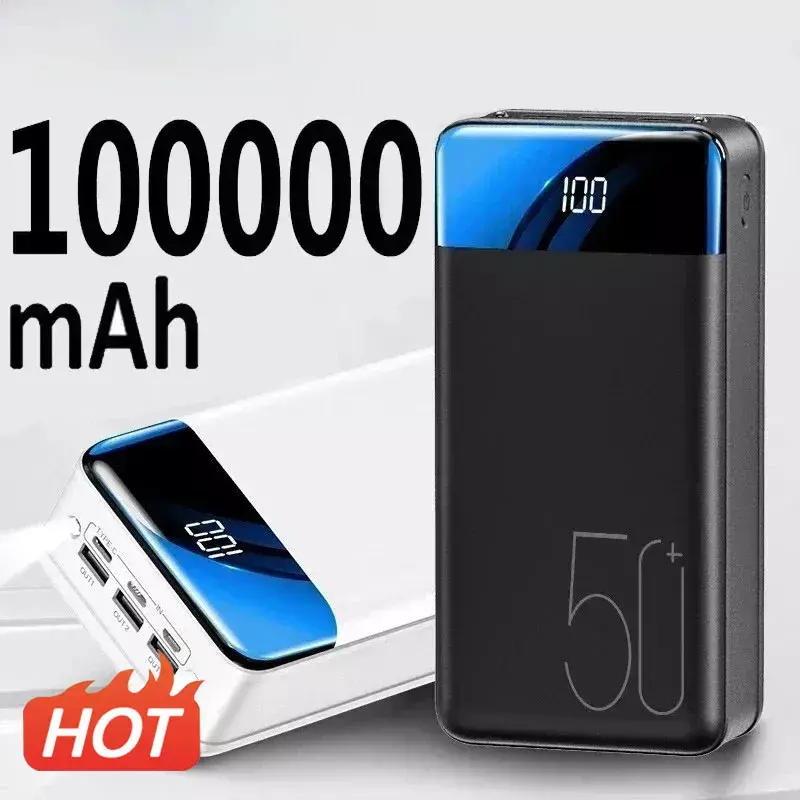 200000mAh duża pojemność powerbank do telefonu komórkowego Super szybkie ładowanie zasilanie mobilne Tablet zewnętrzne zasilanie komputera mobilnego