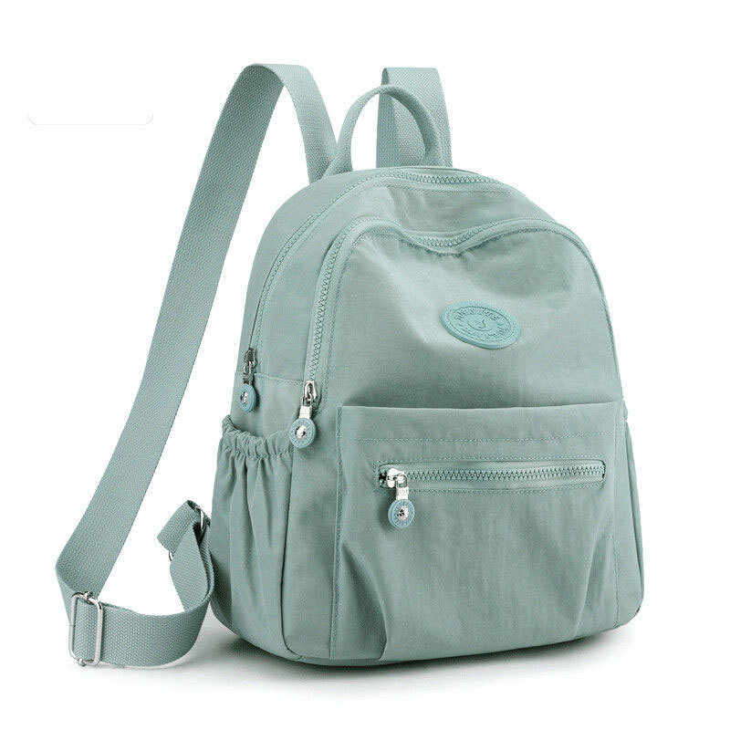 Mochila versátil de grande capacidade para mulheres, mochila leve, mini bolsa de livro, mochilas escolares