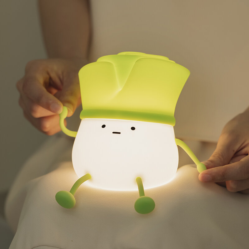 Vendita calda piccolo Mini Usb ricaricabile carino Smart Touch Sensor Led Silicone Baby Lamp Led luci notturne per la camera dei bambini