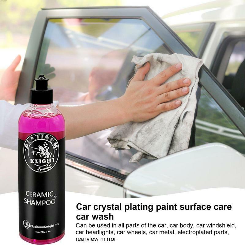 Powłoka ceramiczna ceramiczny szampon w sprayu z detalem do samochodu z kryształkami do pielęgnacji lakieru do mycia i konserwacji lakieru ceramicznego