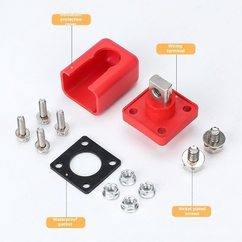 Battery pack terminal Lithium Battery Energy Storage 120A150A200A300A wall mounted internal thread square connector block