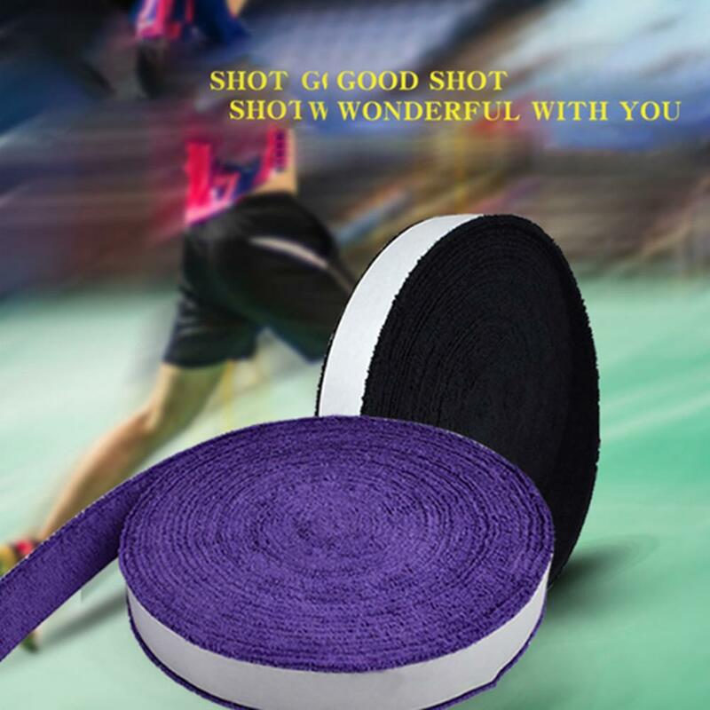 Racket Handle Tape  Durable Anti-slip Breathable Sport Over Grip Sweatband  Wear Resistant Tennis Sweat Tape