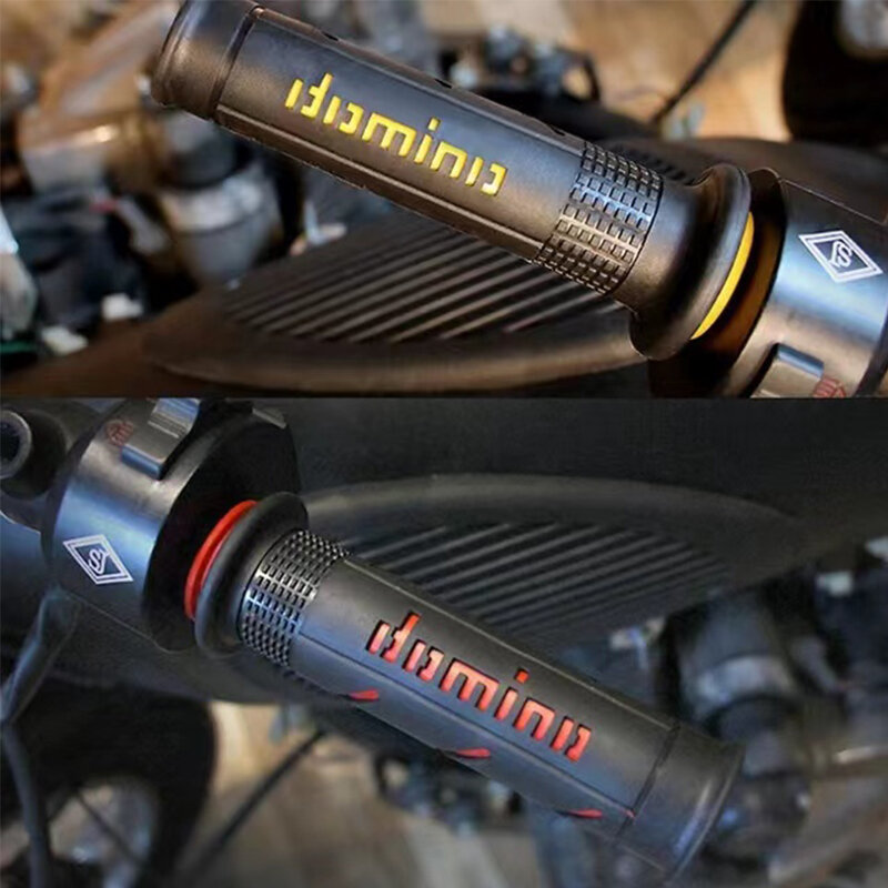 7/8 "22 24mm Motorcycle Grips Handle Bar For KTM YAMAHA Universal Pit Bike Motocross Motorbike Rubber GEL Domino Grip 9 Colors