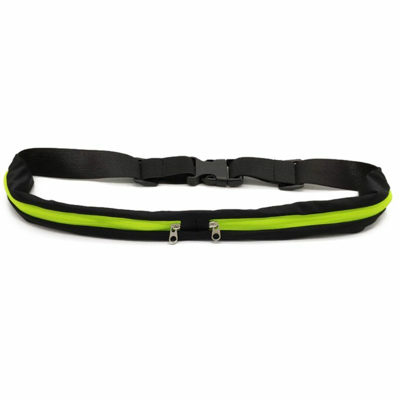 Riñonera Unisex, cinturón deportivo, riñonera impermeable, bolsa con cremallera para cintura 448D