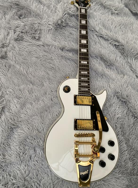 High-quality electric guitar, high-end LP, shell inlay, gold accessories, built-in crank, vibrato system, free shipping