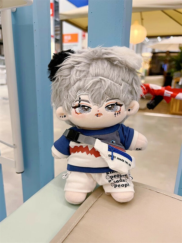 New Arrival 20CM Doll Clothes Cool Shark Image Clothes DIY 20CM Plush Stuffed Doll Clothes Accessories