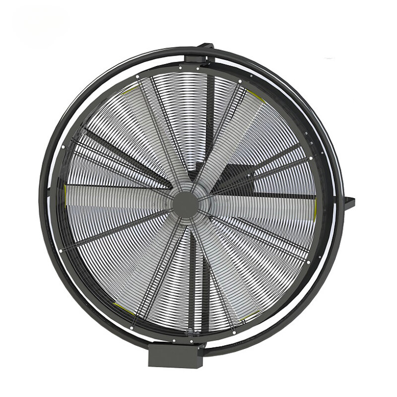 Ventilador portátil de alta potencia para uso comercial, dispositivo de ventilación con tambor de pie, para gimnasio, estadio, club, granja