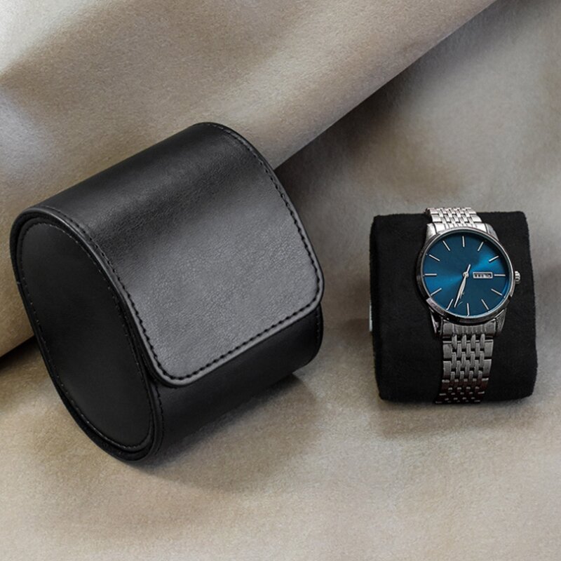 Travel Watch นาฬิกาสำหรับกรณีหนังนาฬิกากระเป๋าเก็บเครื่องประดับ 4XBF