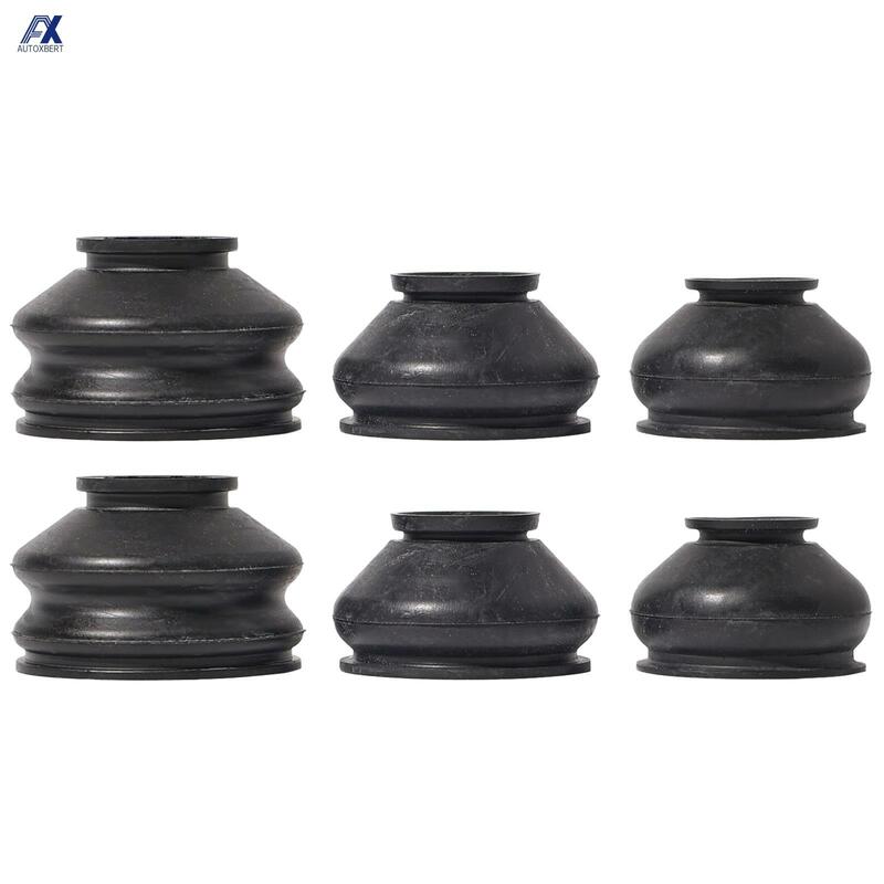 6x Universal Ball Joint Turn Rods Rubber Boot Dust Cover Replacement Control Arm Protector Car Suspension Steering Accessories