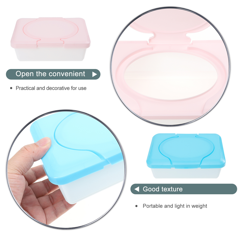 3pcs Refillable Baby Wipes Infant Wipe Dispensers Babywipes Containers Wipes Infant Wipe Dispenser Boxes
