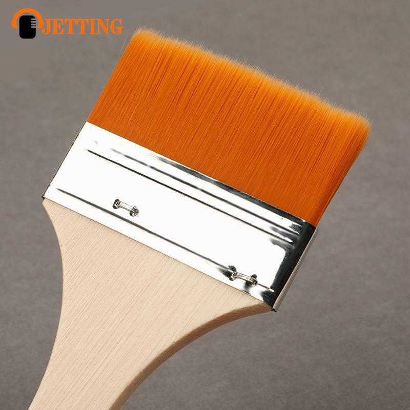 Memory Nylon Paint Brushes Set for Acrylic Oil Drawing Watercolor Wooden Painting Art Supplies Brush Tools