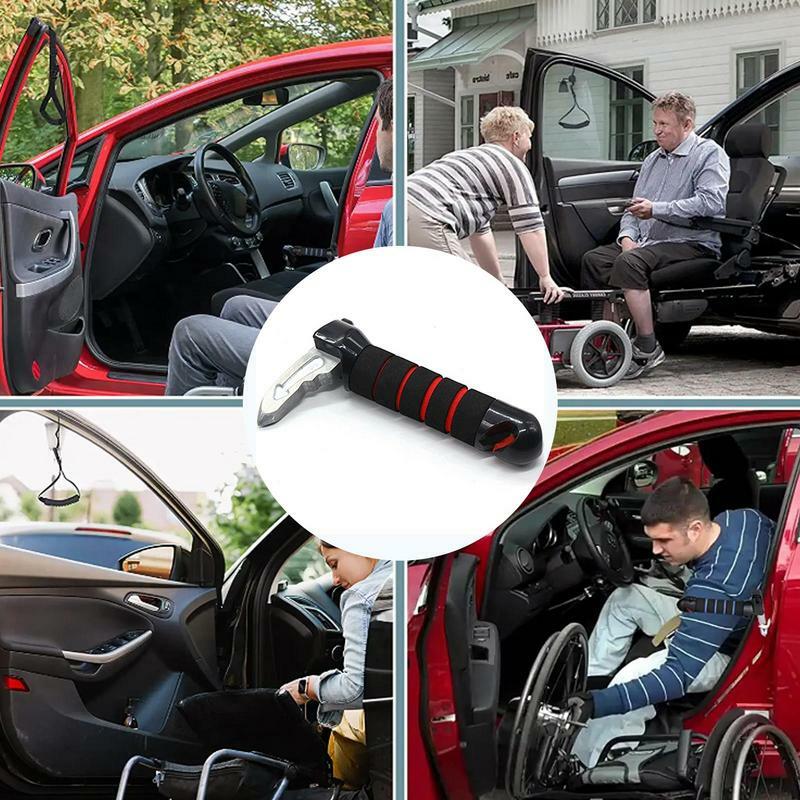 Porta do carro Assist Handle para os idosos, suporte a veículos portáteis, cortador de cinto de segurança, disjuntor, auto cana