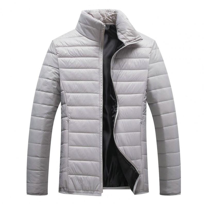 Зимняя мужская куртка, уличная одежда, флисовые парки, пальто, мужские свободные, тёплые пальто в стиле унисекс с воротником-стойкой, пуховик, новая одежда