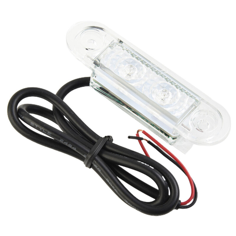 Branco estilo LED Flash Light, Bar sinal lâmpada, 12V 24V freio cauda luz, 0 10 101 01 12V 24V