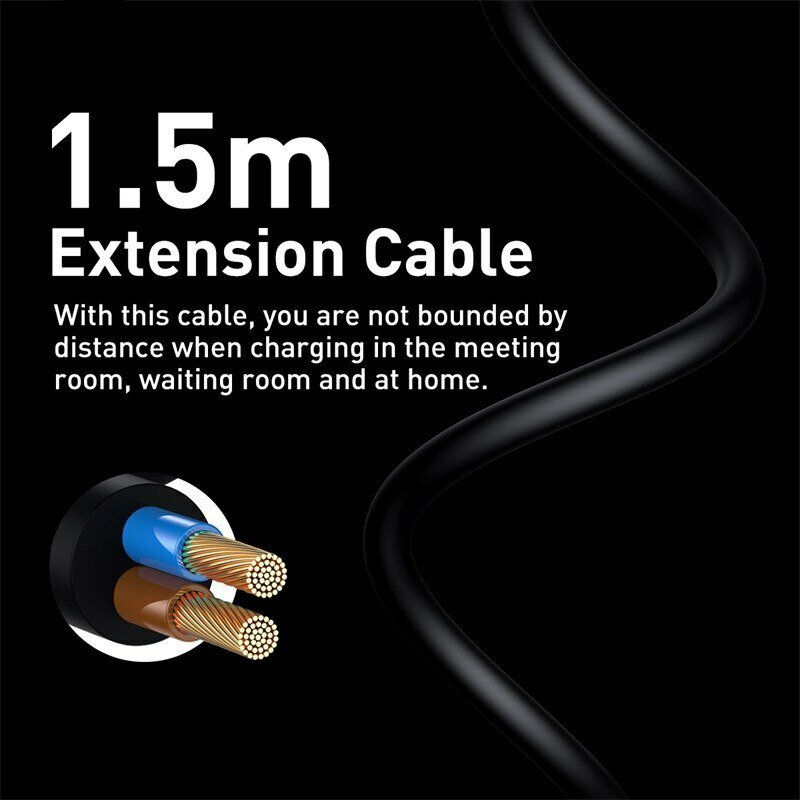 Устройство зарядное сетевое Baseus, 65 Вт, 4 в 1, для iPhone 15 14 13 Pro Max Xiaomi Samsung