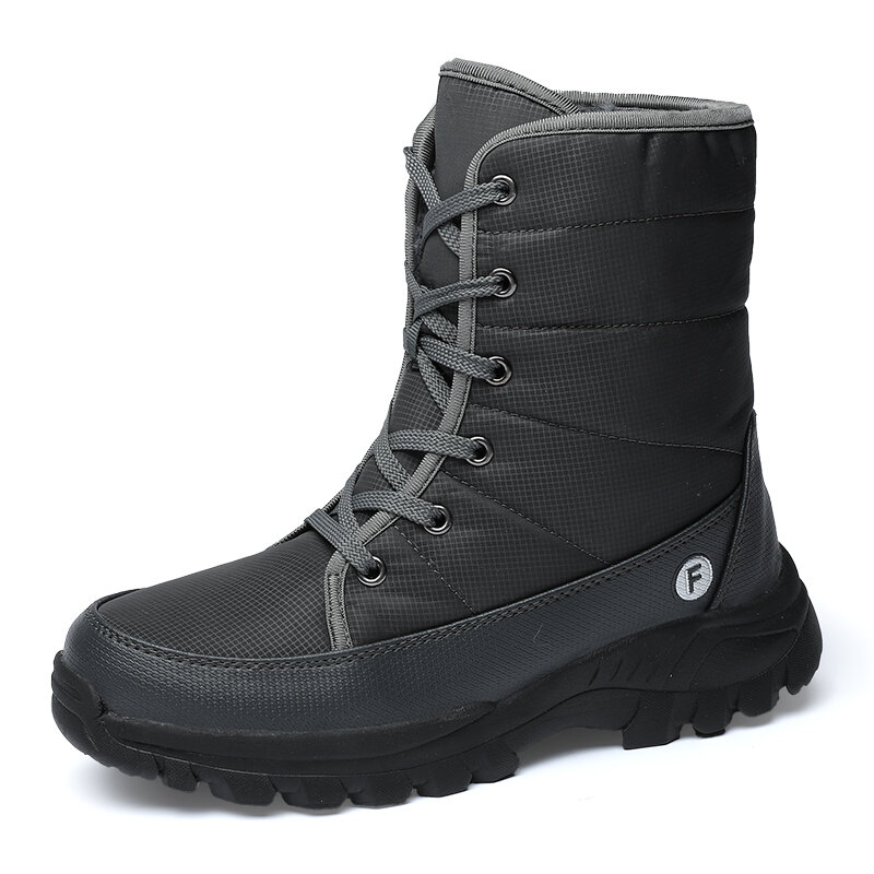 Nowe buty męskie na zewnątrz zimowe buty śniegowe dla mężczyzn grube pluszowe wodoodporne antypoślizgowe buty zimowe Plus rozmiar 46