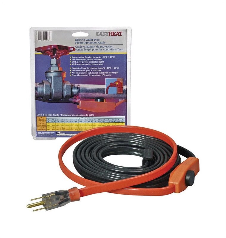 Cable calefactor AHB115 para tubería de agua