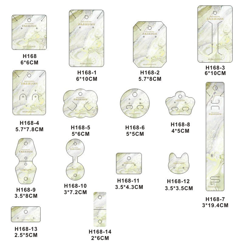 100 Teile/los Halskette Armbänder Display Karte Ohrringe Karte Halter Blank Kraft Papier Tags Ohr Studs Lange Tropfen Karten für Schmuck DIY