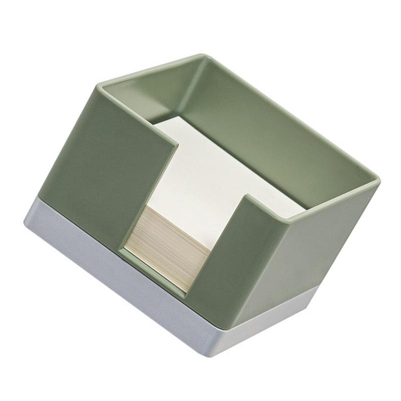 Caja de almacenamiento organizadora de escritorio, almohadillas para notas, etiquetas de papel, regalos