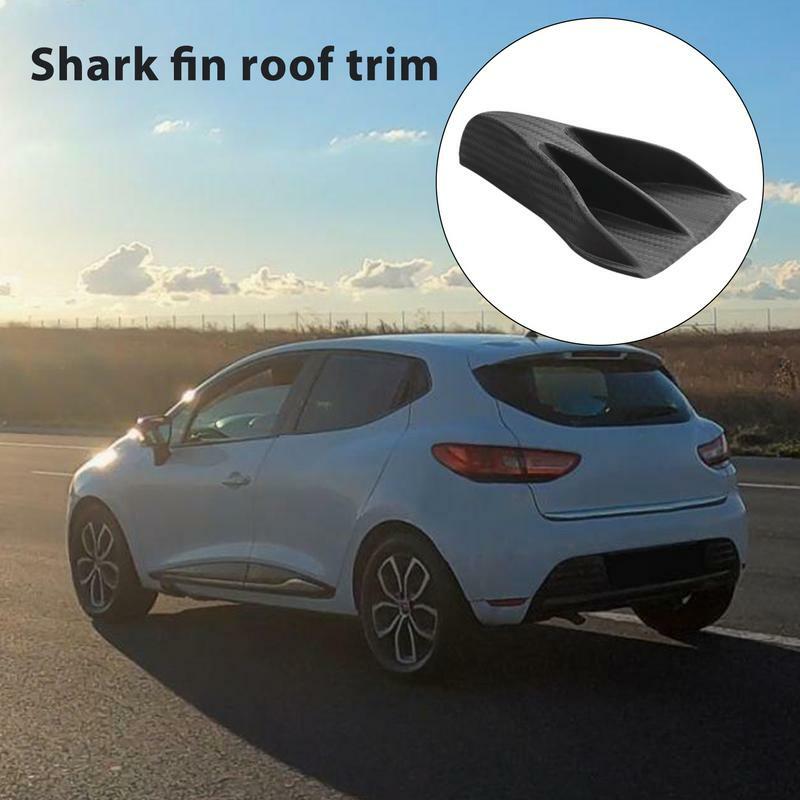 Car Shark Fin Air Vortex Generator Car Shark Fin Secure With Adhesive Tape For Car SUV Auto Cars Roof Aerial Decor Fits Most