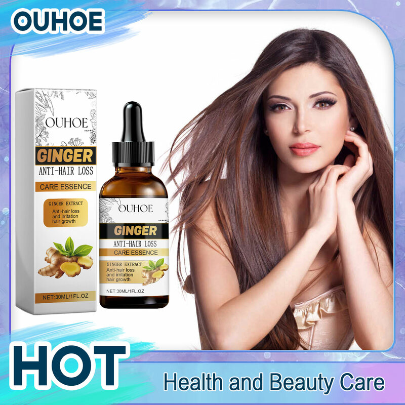 VideoHair-Sérum de croissance anti-chute de cheveux, améliore les frisottis, prévient la calvitie, traitement du cuir chevelu, réparation, alimentation lisse, huile essentielle