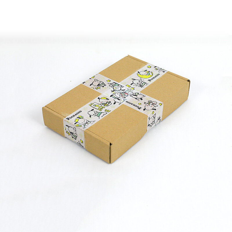 4.5cm x 100M Cartoon drukowane taśmy Sealin zielony/niebieski/biały taśmy BOPP uroczy pies projekt taśma klejąca do pakowania pudełko 1 rolka