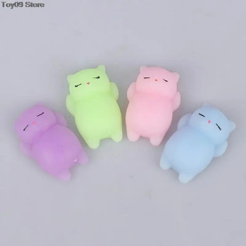 1PC Anti-stress Squeeze Toys Mini Soft Slow Rising Animal Cat Kawaii slithes in gomma Antistress novità regalo per i regali dei bambini