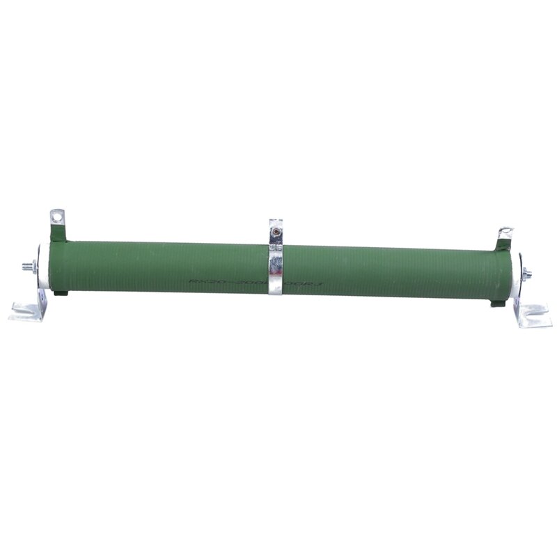 Resistencia de Reóstato ajustable, tubo cerámico de 200W, 100 Ohm, color verde, 2 unidades