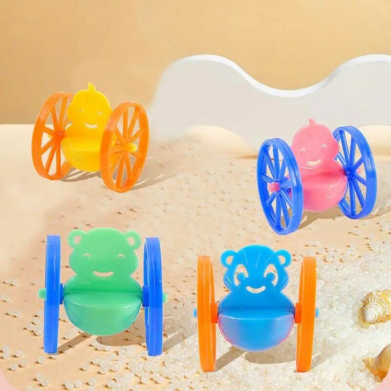 Roly Poly Animal Tumblers juguetes para niños, Jigger Wobbler, juguete para recién nacidos, regalos de cumpleaños para niños y niñas, medias, 3-12 meses