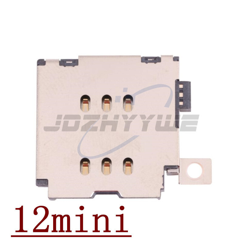Для iPhone 11 12 Mini Pro Max SE 2020 одиночный слот для двух SiM-карт лоток держатель считыватель разъем гибкий кабель запасные части