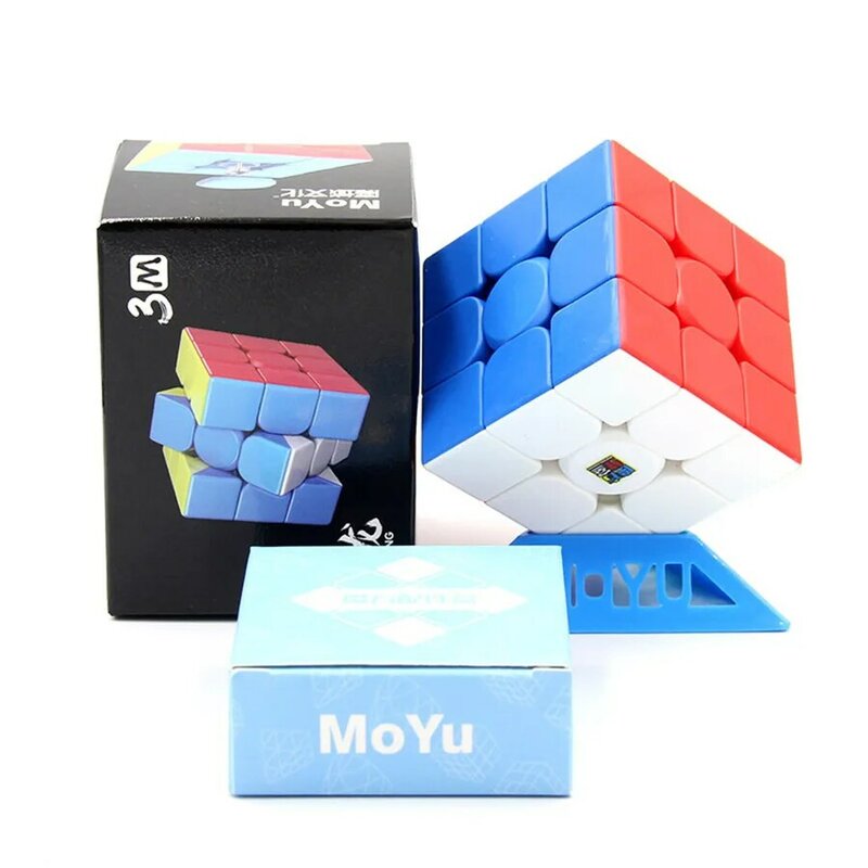 Moyu Meilong-Professional Magnetic Speed Magic Cube, Puzzle Brinquedos para Crianças, 3x3x3, 3x3x3