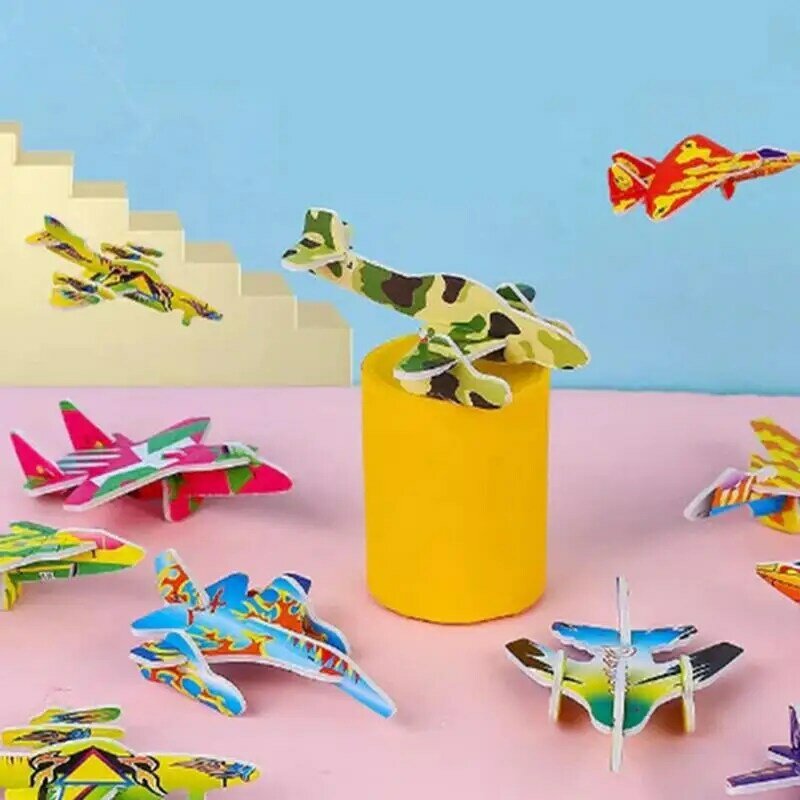 Puzzle di cartoni animati per bambini 10 pezzi di piccoli giochi di Puzzle sicuri Puzzle di carta 3D Puzzle sensoriali per bambini STEM giocattolo di apprendimento educativo