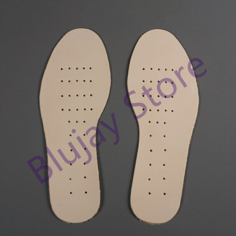 1.2mm Thickness Men Genuine Leather Insole Women Deodorant Insole Male Shoe-pad Female Cowhide Sneaker Breathable Insoles 008