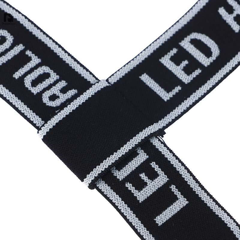 Sabuk kepala elastis untuk lampu depan LED sepeda, sabuk bando kepala lampu LED Universal dapat diatur, tali elastisitas tinggi